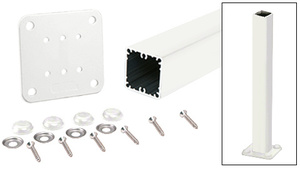 CRL Sky White 200, 300, 350, and 400 Series 48" Surface Mount Post Kit