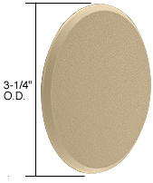 CRL Ivory 3-1/4" Round Wall Protector