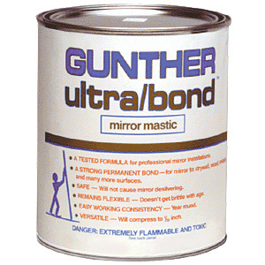 CRL Gunther Ultra/Bond® Mirror Mastic - Gallon Can