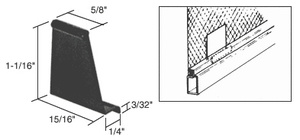 CRL Black Plastic Pull Tabs - Carded