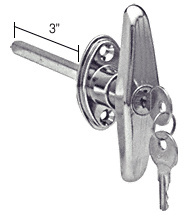 CRL RV and Camper Door 'T' Locking Handle