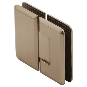 Polished Brass 180º Glass to Glass Premier Series Hinge