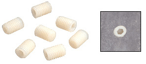 CRL 1/2"-13 x 1" Thread Protecting Nylon Allen Screws for the HRS System