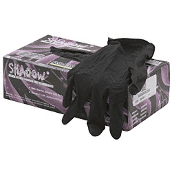 CRL Large Black Nitrile Gloves