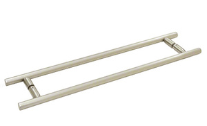 CRL Brushed Nickel 18" Back-to-Back Ladder Style Towel Bar