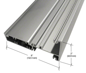 CRL-U.S. Aluminum Clear Anodized Intermediate Horizontal - 25'- 2"