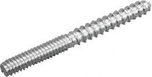 CRL Zinc 1-1/2" Long Hanger Bolt for 1-1/2" and 2" Diameter Standoffs
