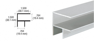 CRL Satin Anodized Corner Mold Extrusion