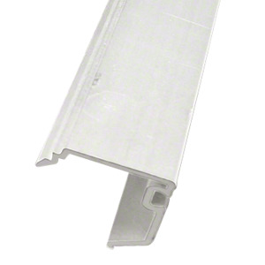CRL-U.S. Aluminum 1" Glazing Pocket Reducer, White KYNAR® Paint- 24'-2"
