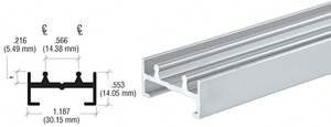 CRL Satin Anodized Lower Track