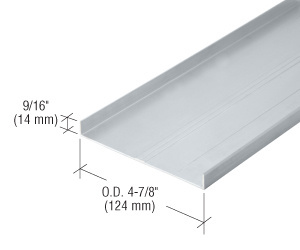 CRL 487 Mill OfficeFront™ Floor Track - 24'-2"