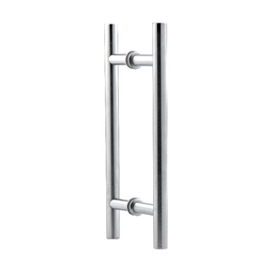 Satin Chrome 8" Ladder Pull Back to Back Handles