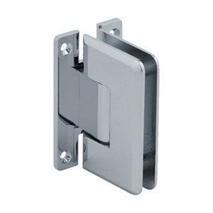 CRL Polished Chrome Cologne 537 Series 5 Degree Pre-Set Wall Mount 'H' Back Plate