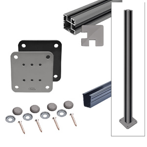 CRL Mill 1100 Series 90 Degree Post Kit