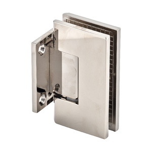Polished Nickel Wall Mount with Short Back Plate Maxum Series Hinge