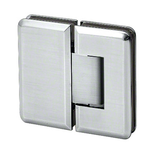 Satin Chrome 180° Glass-to-Glass Adjustable Majestic Series Hinge