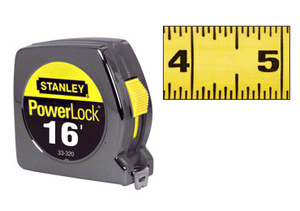 CRL 16' Stanley® PowerLock® ll Tape Rule 3/4" Wide