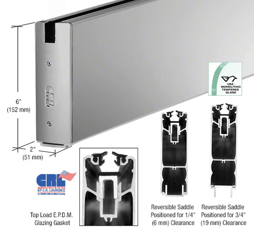 CRL Satin Anodized 6
