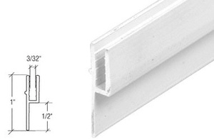 CRL White Rigid Vinyl Lip Frame