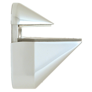 Polished Chrome Adjustable Shelf Bracket For Glass or Wood Shelves