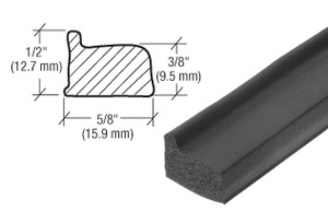 CRL Door Flange Weatherstrip - Dodge Panel Trucks and Various Ford Cars - 5/8" Width