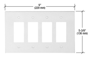 CRL Clear Quad Designer Acrylic Mirror Plate