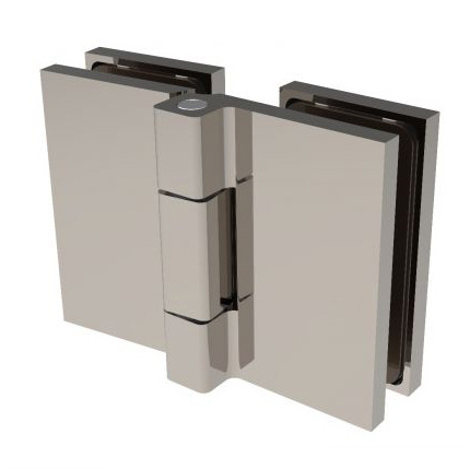 CRL Brushed Nickel Como Series 180°Glass-to-Glass hinge