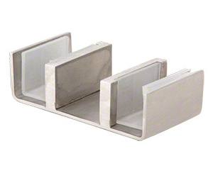 CRL Brushed Stainless Replacement Bottom Guide for Cambridge Sliding System
