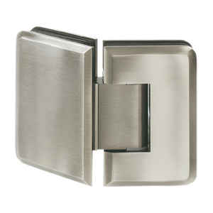 Brushed Nickel 135º Glass to Glass Premier Series Hinge with 5° Pin