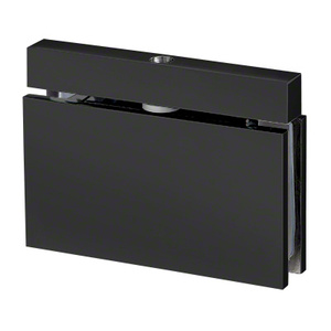 Matte Black Free Swinging Header Mount (Euro-Header) Adjustable Prestige Series Hinge