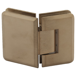 Satin Brass 135º Glass to Glass Premier Series Hinge
