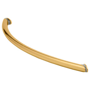 Polished Brass 24" Arch Series Tubular Single Mount Towel Bar
