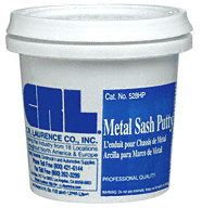 CRL Gray Metal Sash Putty - Half Pint