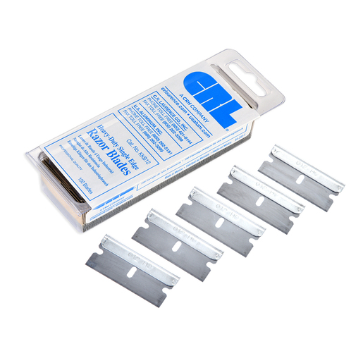 CRL .012" Single Edge Metal Heavy-Duty Razor Blades - 100/Pk