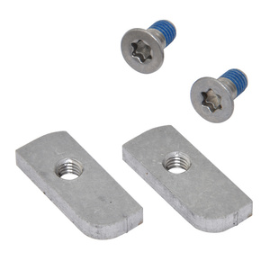 Fallbrook Hammer Head Nuts for 1/2" Glass (1 Pair)