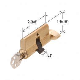 Schlage, Storm or Screen Door, 5 Pin Tumbler Lock Cylinder with Thumb Turn