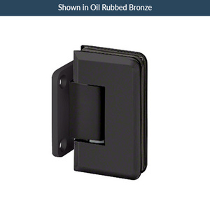 Polished Nickel Wall Mount with Short Back Plate Majestic Series Hinge with 5° Pin