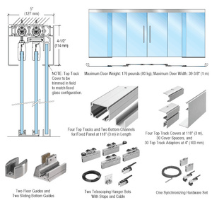 CRL50 Series Ceiling Mount Synchronized and Telescoping Kit