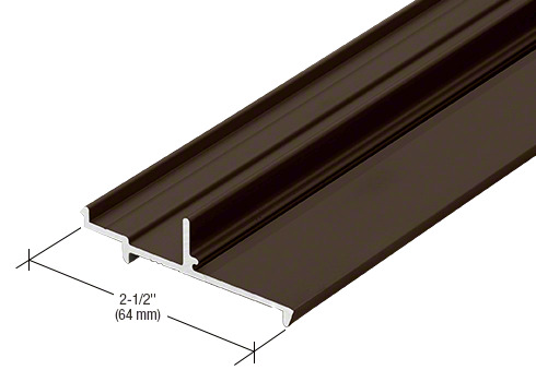 CRL-U.S. Aluminum Pocket Insert for Door Stop, Dark Bronze/Black ...