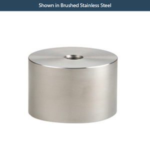 Brushed Stainless Steel 2" x 2" Standoff Base