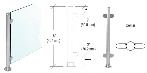 CRL Brushed Stainless 18