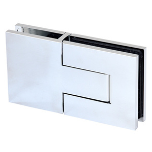 CRL Chrome Palermo Glass-to-Glass 180 Degree Hinge