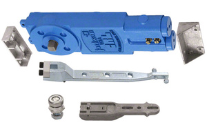 CRL Jackson®, Ferme-porte encastré, avec retenue, arrêt à 90°, force du ressort réglable, quincaillerie type H pour profilé supérieur de 25 mm (1 po)