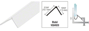 CRL White Snap-In Vinyl Glazing Bead