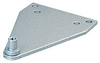 CRL Satin Aluminum Parallel Arm Bracket