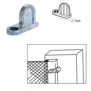 CRL Zinc Flush Diecast Window Screen Clip - Bulk