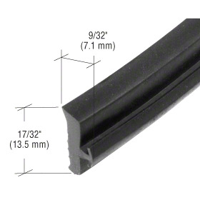CRL-U.S. Aluminum EPDM Dense Glazing Gasket- 500'/RL