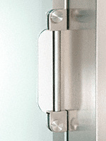 CRL Satin Chrome Finish Frameless Sliding Glass Door Handle