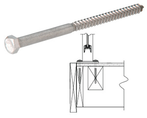 CRL 3/8" x 6" Lag Bolt