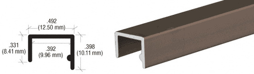 CRL Duranodic Bronze Top Channel